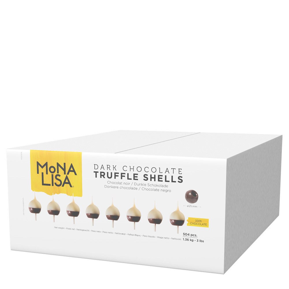 Callebaut Dark Chocolate Truffle Shells